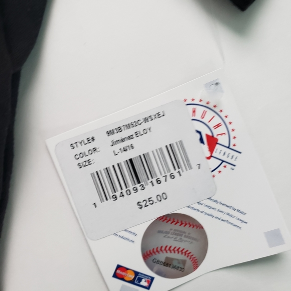 Youth Chicago White Sox Black Jersey T-Shirt Eloy Boy - Picture 6 of 9